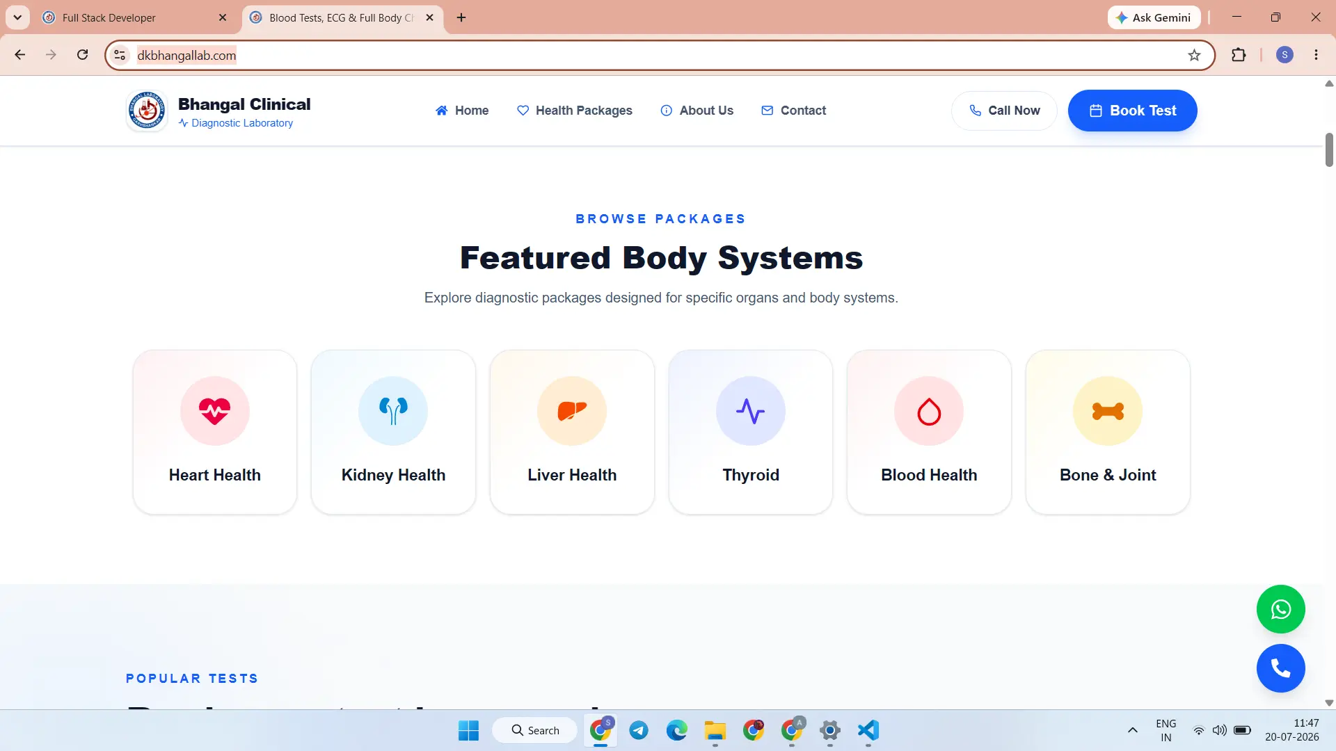 DK BHANGAL LABORATORY & ECG Screenshot 4