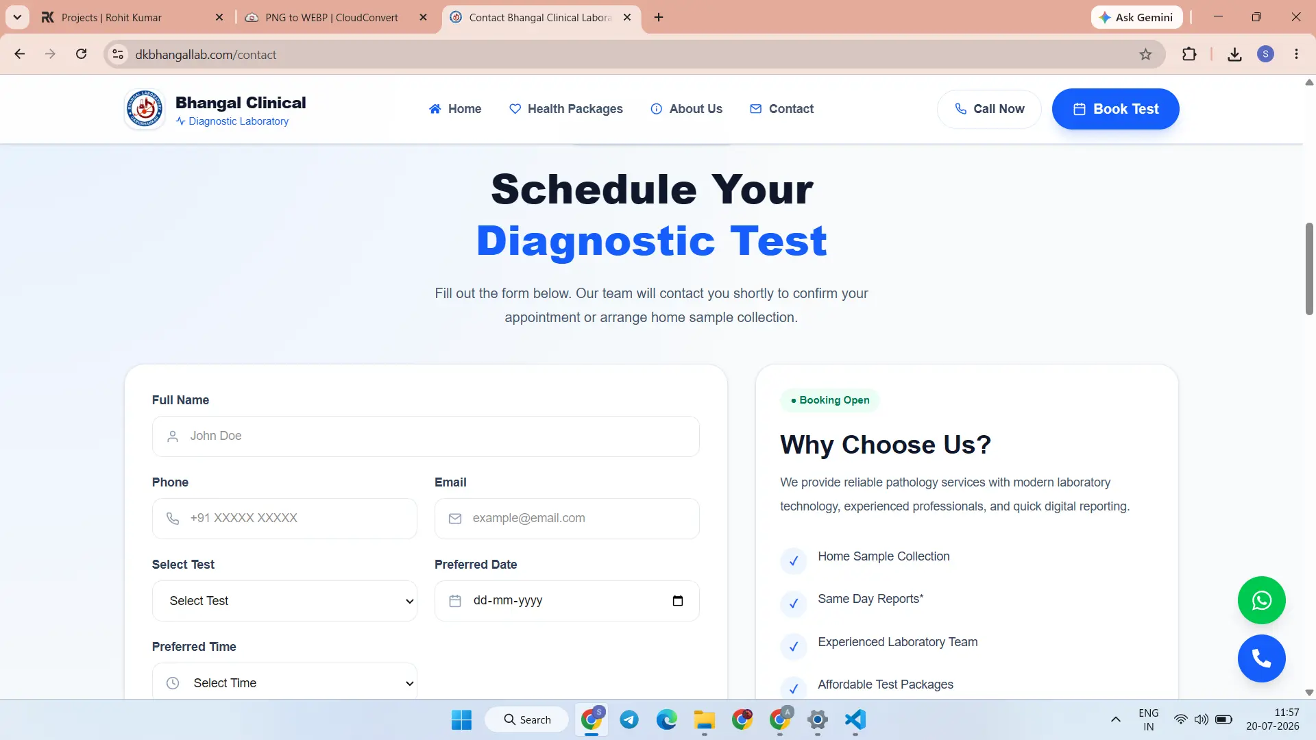DK BHANGAL LABORATORY & ECG Screenshot 6