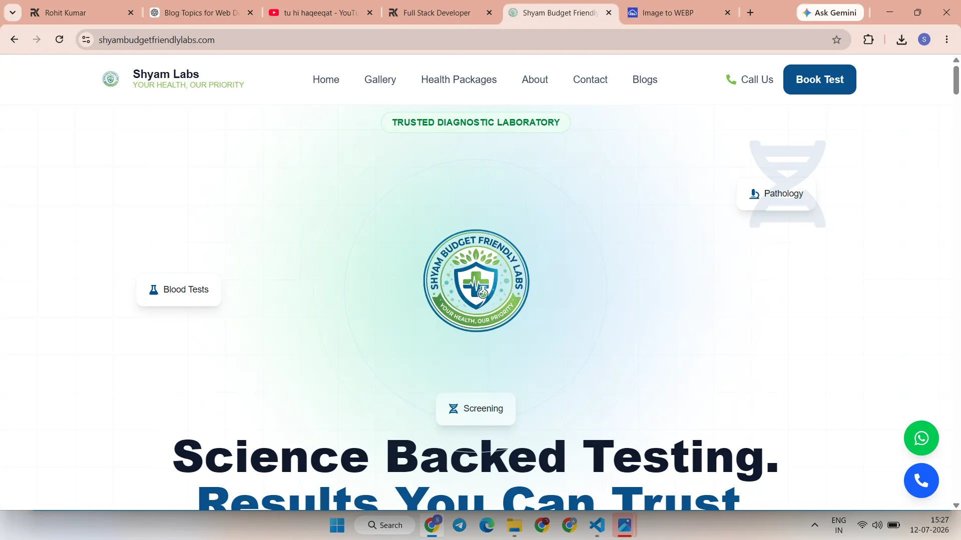 SHYAM BUDGET FRIENDLY LABS Screenshot 1