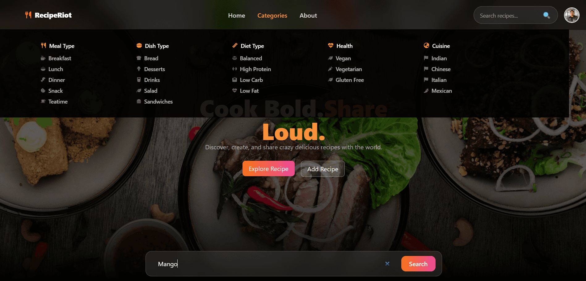 Recipe Categories